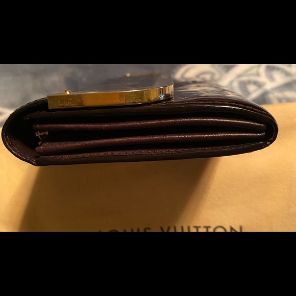 LV💜Portefeuille Rossmore Purple Vernis Wallet - Picture 2 of 16